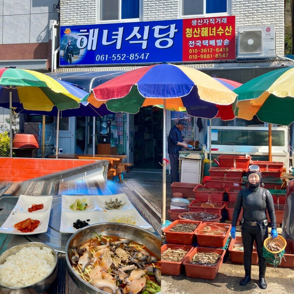 청산도 해녀의 집